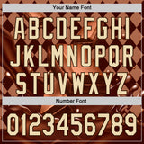 Custom Brown-Cream Foodie Food Dessert Chocolate Authentic Baseball Jersey