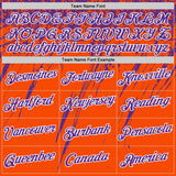 Custom Orange Purple-White Distressed Scratch Brush Stroke Performance T-Shirt