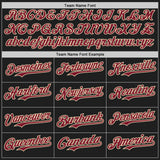 Custom Black Crimson-Cream Classic Color Block Side Panel Stripe Authentic Baseball Jersey