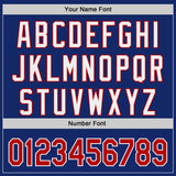 Custom Royal Red-White Classic Color Block Side Panel Stripe Authentic Baseball Jersey