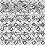 Custom White-Black Geometric Diamond Grid Rhombus Authentic Baseball Jersey