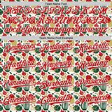Custom White-Red Foodie Fruit Authentic Baseball Jersey