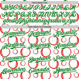 Custom White-Grass Green Foodie Tomato Authentic Baseball Jersey