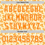 Custom Cream Bay Orange-White Foodie Fried Chicken Authentic Baseball Jersey