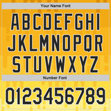 Custom Yellow Black-White Foodie Cheese Authentic Baseball Jersey