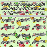 Custom Green Black-White Foodie Cake Ice Cream Authentic Baseball Jersey