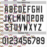 Custom White-Black Autism Acceptance Puzzle Infinity Authentic Baseball Jersey