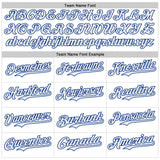 Custom White-Royal Autism Acceptance Puzzle Infinity Heart & Rainbow Authentic Baseball Jersey