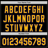 Custom Black Gold-Purple Autism Awareness Support Puzzle Infinity Authentic Baseball Jersey