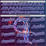 Custom Purple Dark Purple-White Autism Acceptance Infinity Authentic Baseball Jersey