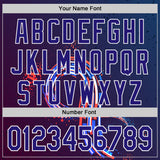 Custom Purple Dark Purple-White Autism Acceptance Infinity Authentic Baseball Jersey