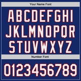 Custom Royal White-Red Japanese Wave Authentic Baseball Jersey