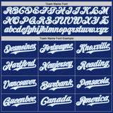 Custom Royal White-Light Blue Japanese Wave Authentic Baseball Jersey