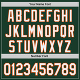 Custom Green White-Orange Japanese Wave Authentic Baseball Jersey