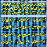 Custom Blue Light Yellow-Navy Colombia Style Authentic Baseball Jersey