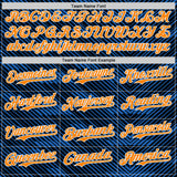 Custom Black Bay Orange Royal-White France Style Authentic Baseball Jersey