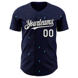 Custom Dark Purple White-Black Germany Style Authentic Baseball Jersey