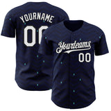 Custom Dark Purple White-Black Germany Style Authentic Baseball Jersey