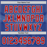Custom Royal Red-White Japan Style Authentic Baseball Jersey
