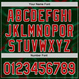 Custom White Red-Green Portugal Style Authentic Baseball Jersey