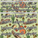Custom Green Black-White Cinco de Mayo Fiesta Mexican Folk Art Guitar Cactus Taco Authentic Baseball Jersey