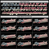 Custom Black Vintage USA Flag White-Red USA 250 Patriotic Authentic Baseball Jersey