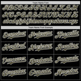Custom Black Olive-White USA 250 American Flag Camo Authentic Baseball Jersey
