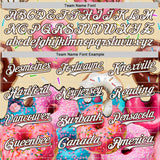 Custom City Cream White-Brown Ice Cream Donut Foodie Dessert Authentic Baseball Jersey