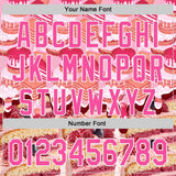 Custom Pink-White Ice Cream Cake Foodie Dessert Authentic Baseball Jersey