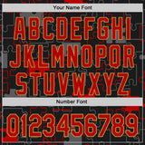 Custom Black Red-Old Gold Puzzle 3D Pattern Design Authentic Baseball Jersey