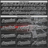 Custom Black-White Futurism Sci-Fi E-sports 3D Pattern Design Authentic Baseball Jersey