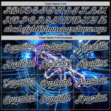 Custom Black-White Futurism Sci-Fi E-sports 3D Pattern Design Authentic Baseball Jersey