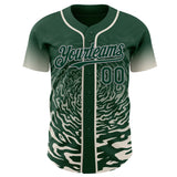 Custom Pink Light Blue-White Ice Cream Waffle Foodie Dessert Authentic Baseball Jersey