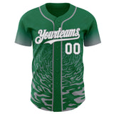 Custom Ice Blue Pink-White Ice Cream Waffle Foodie Dessert Authentic Baseball Jersey