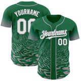 Custom Ice Blue Pink-White Ice Cream Waffle Foodie Dessert Authentic Baseball Jersey