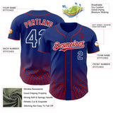 Custom Neon Green Black-White Ice Cream Waffle Foodie Dessert Authentic Baseball Jersey
