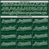 Custom Green-Cream Fluid Liquid Wave Splatter Authentic Baseball Jersey