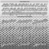 Custom White-Black Geometric Hexagonal Dot Gradient Performance T-Shirt