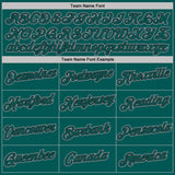Custom Midnight Green Gray-Black Brush Stroke Splatter Performance T-Shirt