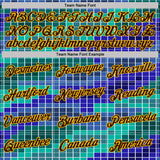 Custom White Brown Green Blue-Gold Geometric Digital Mosaic Performance T-Shirt