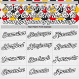 Custom White-Black Germany Checkerboard Performance T-Shirt