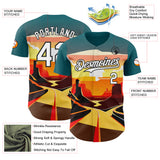Custom Blue White-Black Route 66 Desert Americana Road Trip Authentic Baseball Jersey