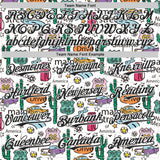 Custom White-Black Route 66 Americana Road Trip Authentic Baseball Jersey