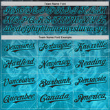 Custom Black-Lakes Blue Las Vegas Poker Club Authentic Baseball Jersey