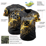 Custom Black-White Las Vegas Poker Club Authentic Baseball Jersey