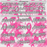 Custom White Pink-Black Breast Cancer Awareness Fight Pink Ribbon Authentic Baseball Jersey