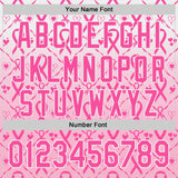 Custom White-Pink Breast Cancer Awareness Support Pink Ribbon Authentic Baseball Jersey