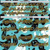 Custom Blue Navy-Gold Trippy Psychedelic Cartoon Rave Authentic Baseball Jersey