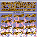 Custom Purple Brown Pink-Gold Burning Man Fire Desert Authentic Baseball Jersey