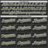 Custom Black USA Flag Camo White-Olive Gradient Digital Camouflage Stars & Stripes Two Tone Authentic Baseball Jersey